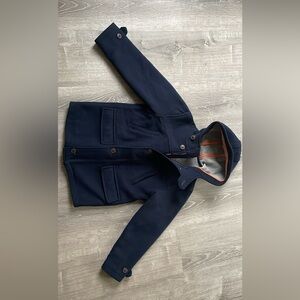 GAP boys Dark Blue Hooded Coat 8-10